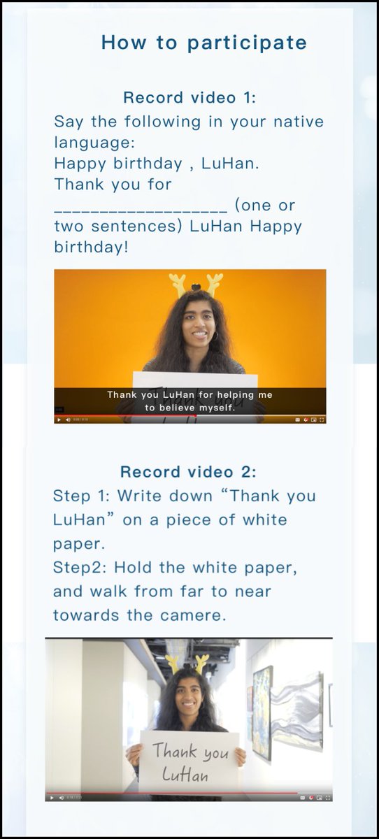 luking0420's tweet photo. [PROJECT] Let's join 2019 #LuHan Birthday Project: #TheThankLUmoment" together(ENG)
ENG- https://t.co/DOIiBoXreL
CHN- https://t.co/7Cu2BOBzb1 https://t.co/yZEL5J8eH7