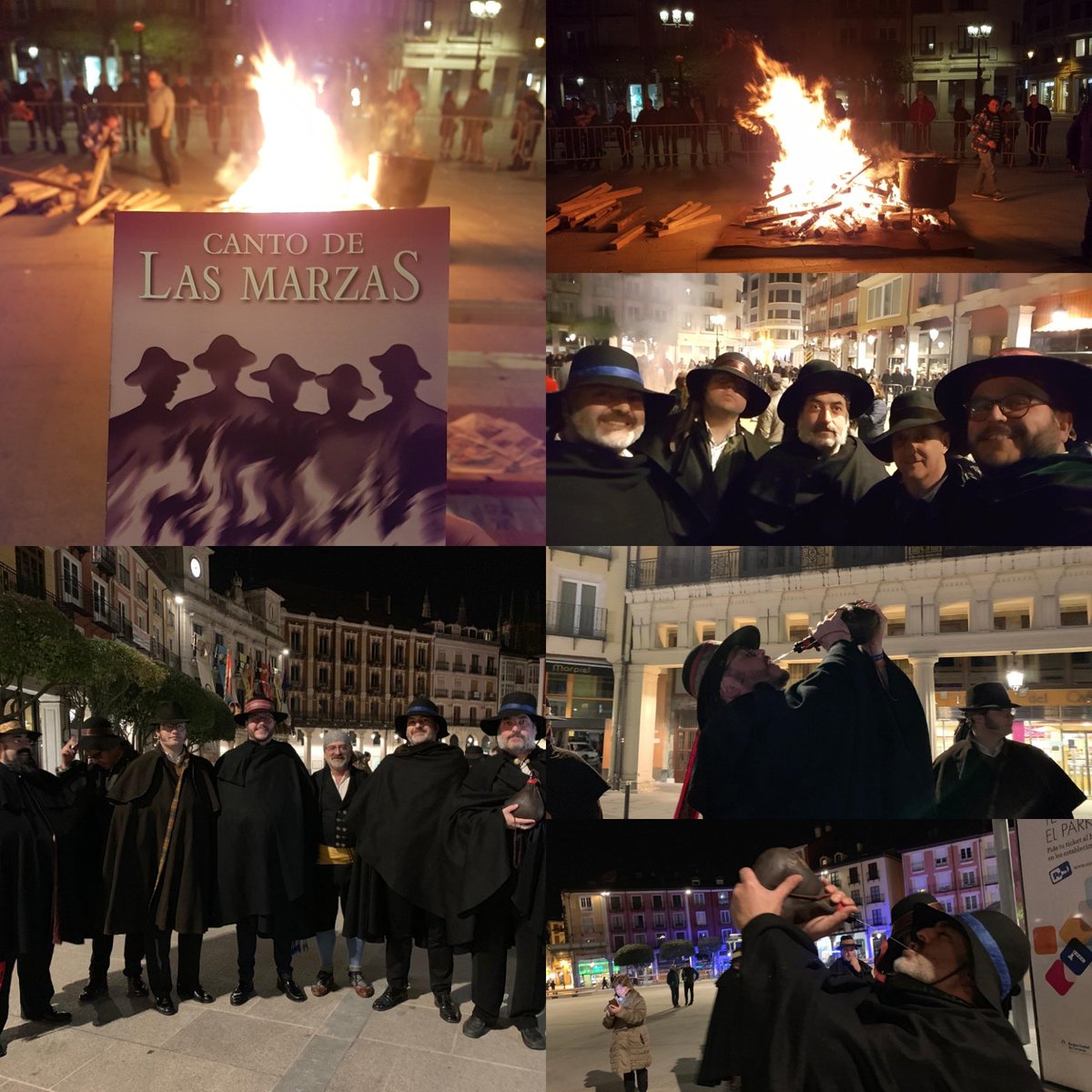 Anoche manteniendo una de nuestras tradiciones que se remontan a los albores de los tiempos las  #Marzas, muchísimas gracias al Grupo Tradicional Gavilla por permitirnos un año más participar y por la gran labor que hacen por el mantenimiento de nuestra #cultura #Burgos #Castilla