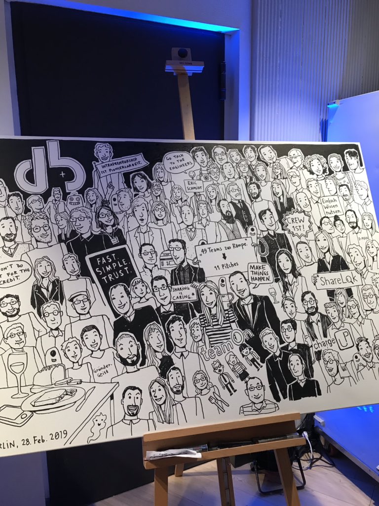 Tolle Pitches und spannende Teams bei <a href="/DB_Presse/">Deutsche Bahn AG</a> Danke <a href="/bancia/">bianca praetorius 🇪🇺👩‍🔧</a>, dass du uns durch den Abend geführt hast! #dbintrapreneurs #makethingshappen