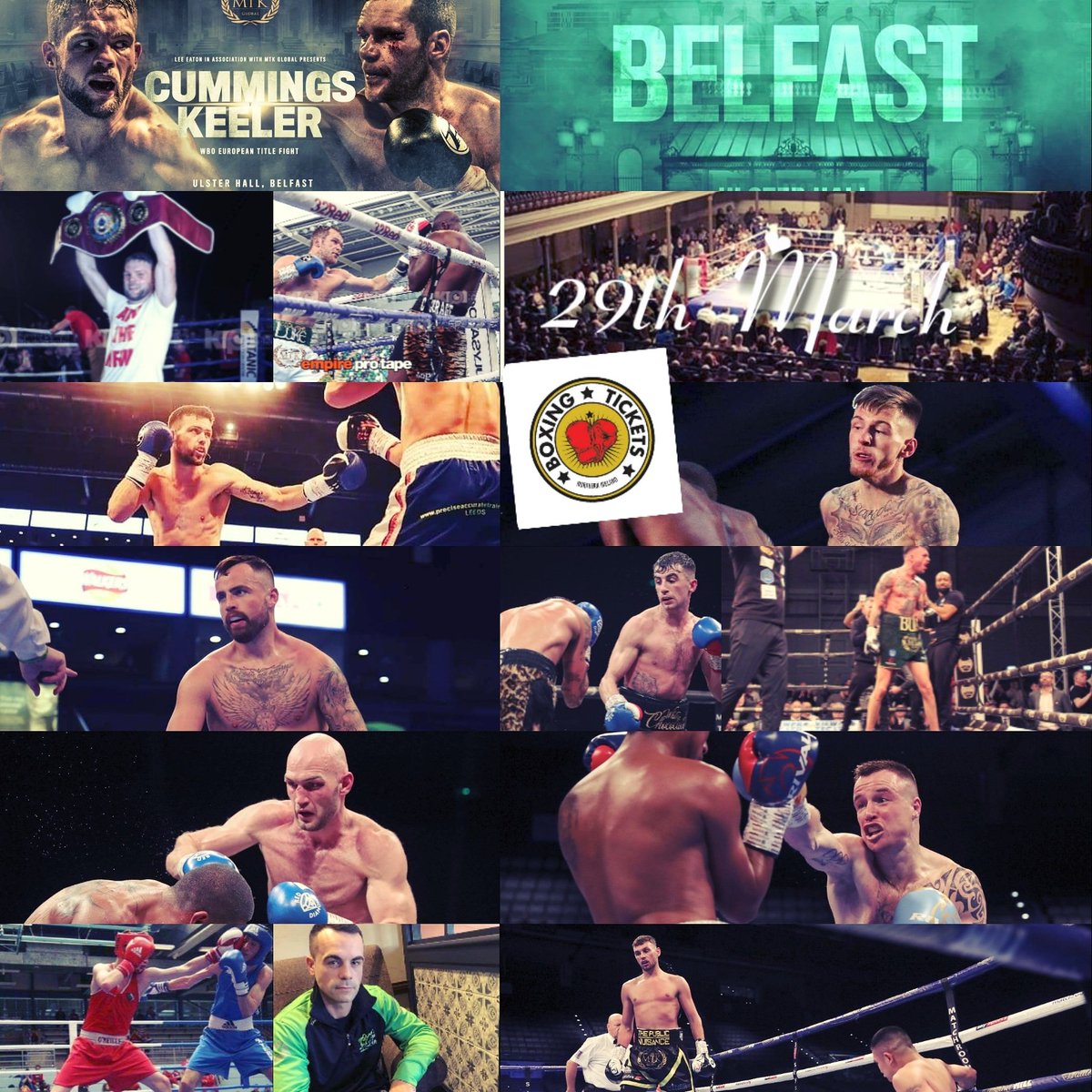 BoxingTicketsNI's tweet photo. 4 Weeks today until the Ulster Hall is rocking as @MTKGlobal Bring their 3rd instalment of fight night action to Belfast. This show is already sold out and the card is stacked with talent. This card will be shown on @IFLTV YouTube for those who haven't been able to get tickets. https://t.co/IjNyBksgWz