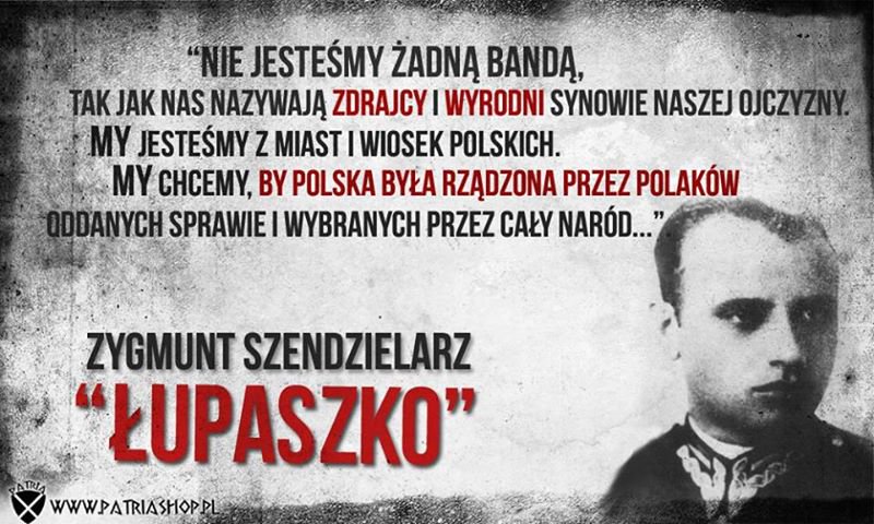 Zygmunt Szendzielarz "Łupaszko" - Legendarny dowódca polskiej partyzantki.
Po zakończeniu II wojny św. nie złożył broni, walczył z rosyjskim okupantem.
Skazany przez ubeków na 18-krotną karę śmierci za to, że chciał Wolnej Polski.

Cześć i Chwała Bohaterom!
#ŻolnierzeWykleci