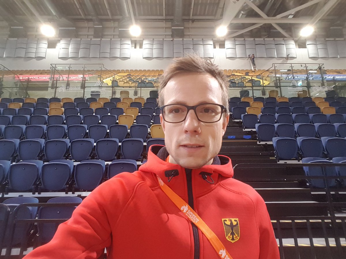 FlorianOrth's tweet photo. Noch gut 2 Stunden bis zum Start. 3000m Vorläufe. #Glasgow2019
Livestream funktioniert in Deutschland. #HereToCreate @LGTelisFinanz @adidas @adidasrunning https://t.co/i9Te4P6Sdd