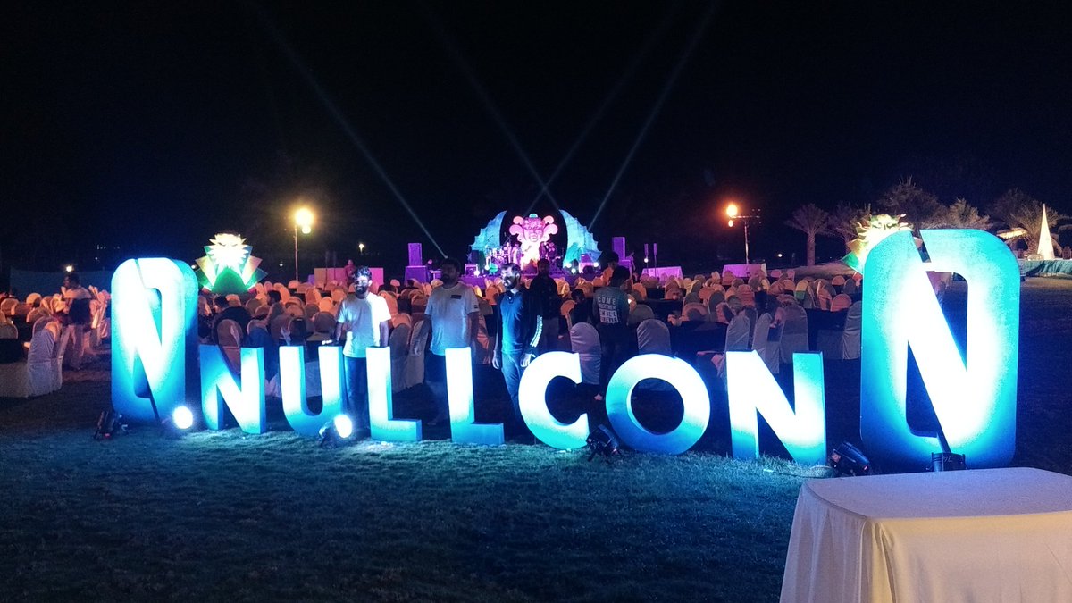 Let the party began......!!! <a href="/nullcon/">NULLCON</a>  #CarnivalParty