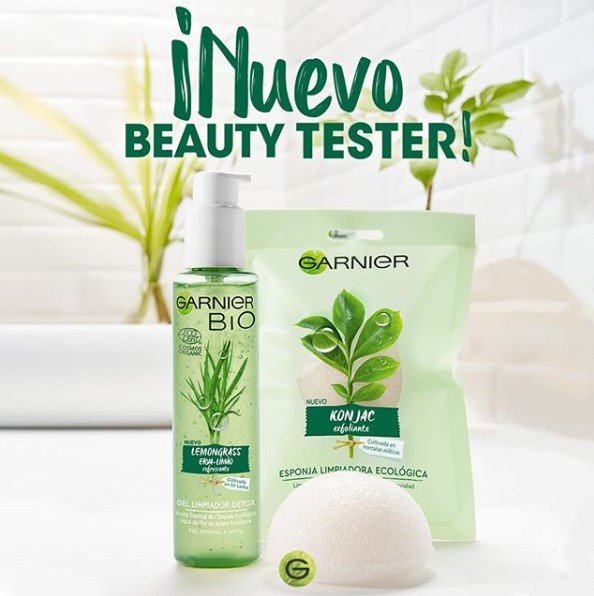 cajonlocuras's tweet photo. NUEVO BEAUTY TESTER DE GARNIER: Gel Limpiador Detox de Lemongrass + Esponja Konjac 100% vegetal https://t.co/nsOqw2ENwI https://t.co/qWwg95HlpT