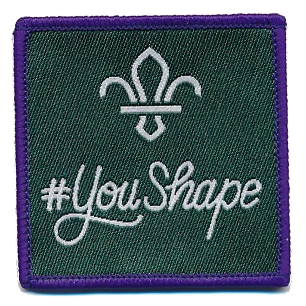 scoutandguides's tweet photo. You Shape 2019.  Badges for all sections in stock at The Scout and Guide Shop Sheffield. https://t.co/KkWzZpxodY
