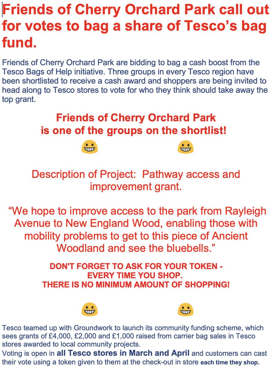 Friends of Cherry Orchard Park tweet media