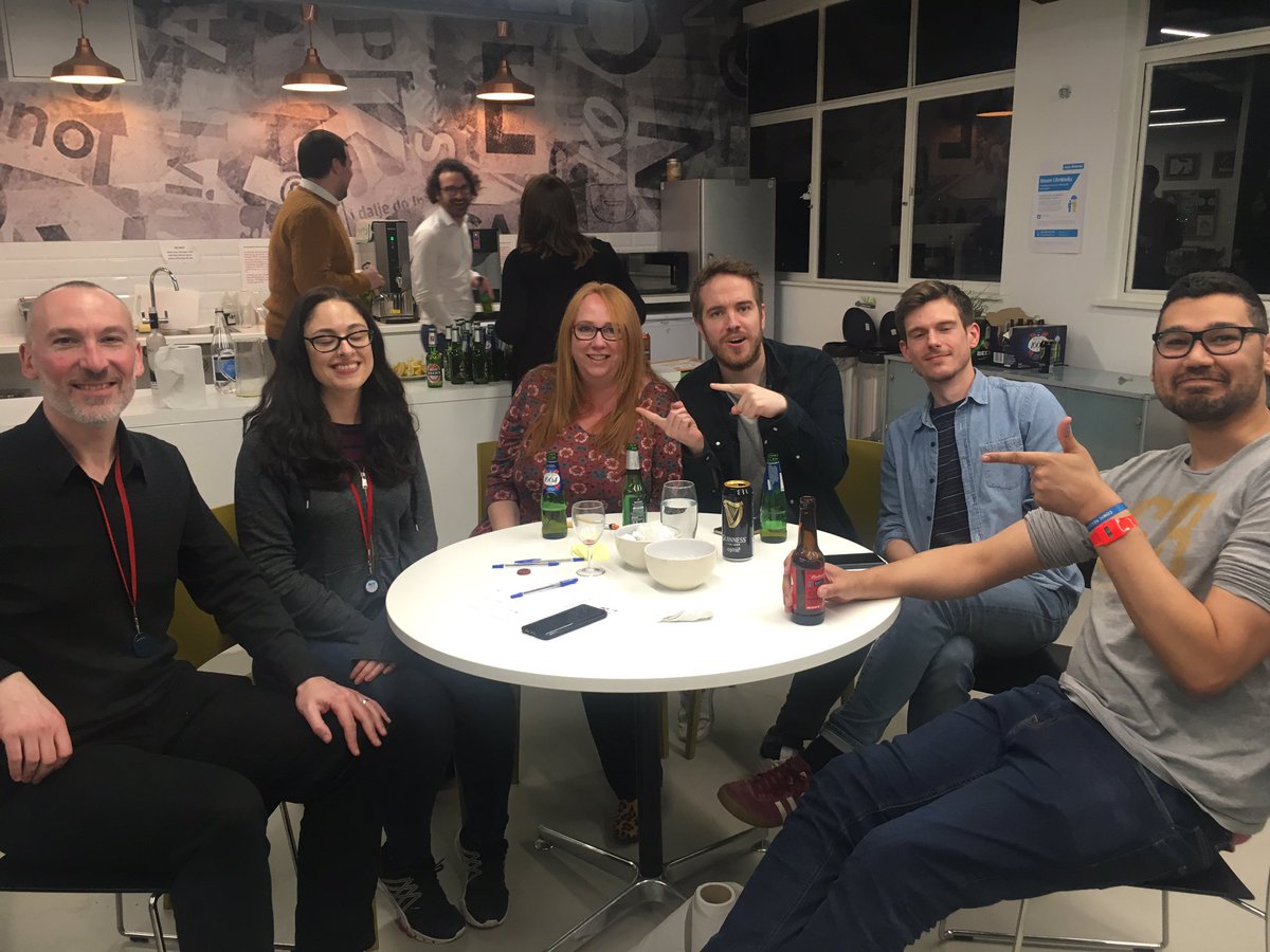 WeAreRedactive's tweet photo. We had a great time quizzing last night! Fierce competition, worrying knowledge gaps and pizza made for a fab evening 🍕#quizzical https://t.co/8u1Iirhg9f