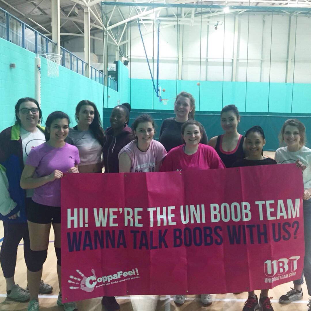 UBTManMet's tweet image. Here we are with @MMUVC talking about boobs again! If you want us to come and chat to your sports team or society just shoot us a message 💖 boob love 💞#uniboobtrainingtakeover #ubt #coppafeel