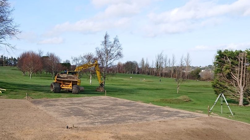 Development Work underway <a href="/carrickminesgc/">Carrickmines Golf Club</a> Dublin, 8 new Tees and Bunker remodelling, irrigation by <a href="/Aquaturf_/">Aquaturf Solutions</a> <a href="/PaddyKe05462019/">Paddy Kelly</a> making great progress with this fine weather #DARGolfConstruction #turfimprovements