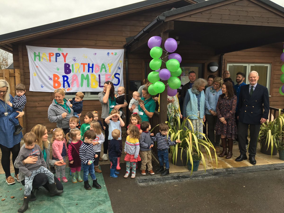 A very happy 1st birthday to the Brambles Nursery! Such a fantastic success in such little time. Congratulations to you all.