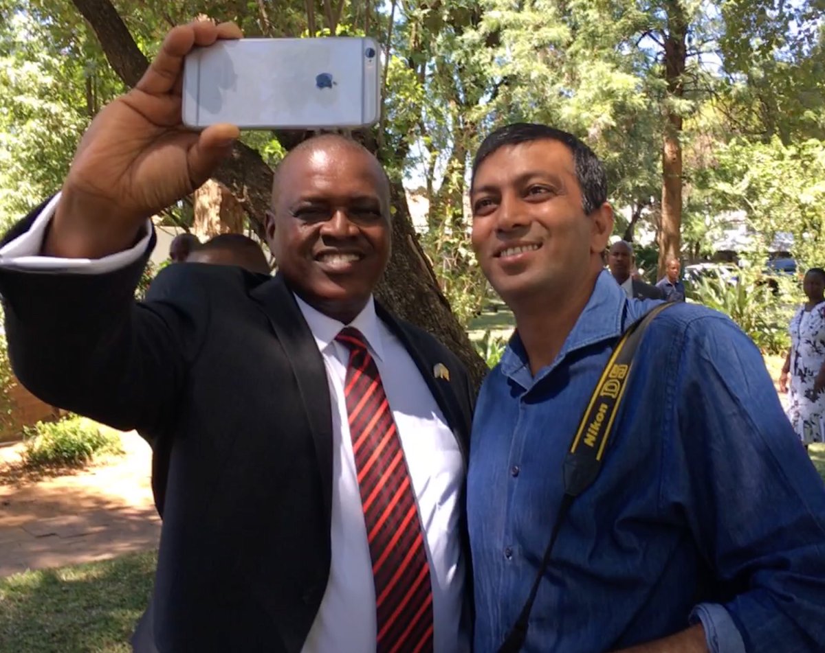 OfficialMasisi's tweet image. Remember when I ascended to the Presidency in April 2018, I made a pledge to the media that I would have a lot more engagements, to continue building stronger relations with them &amp;amp; improve their working environment. #MokgweetsiWaLona #MovingBotswanaForward #GoMasisi 🇧🇼