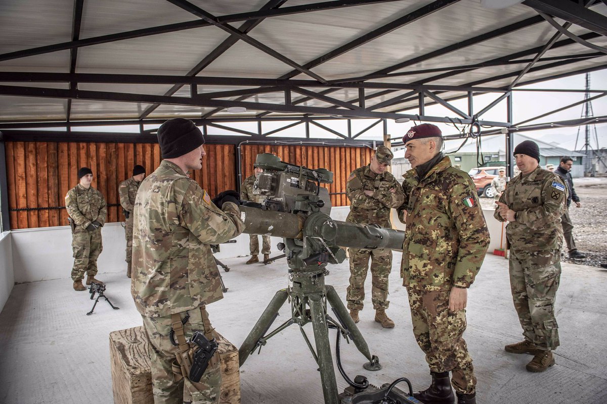 Blackhawk Troop had the honor of hosting the KFOR Commander, Major General Lorenzo D’ Addario, at Camp Nothing Hill, demonstrating the full capabilities of the Forward Command Post! #ReadyNow #kfor #strongeurope #21tsc