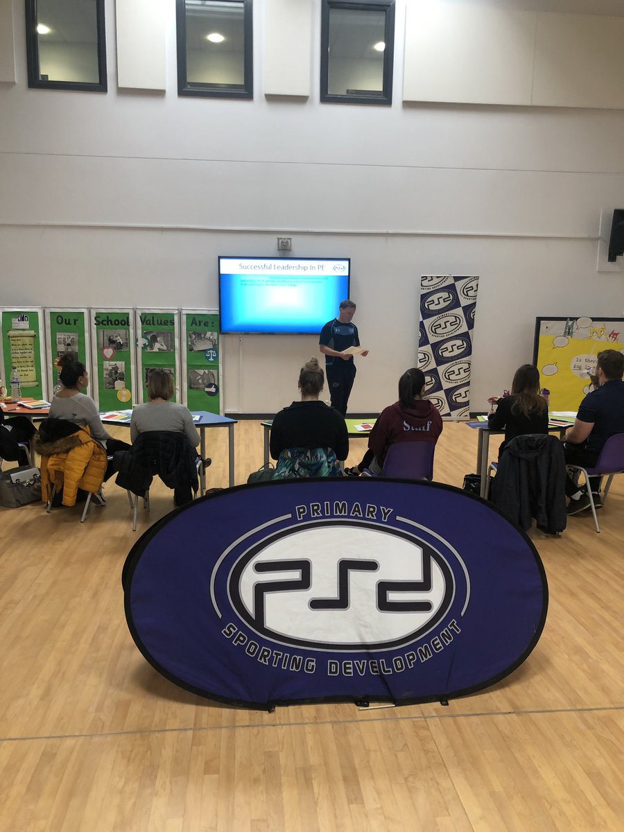thepsdgroupuk's tweet photo. Superb morning @StMartinPrimary with for our PE Coordinators course! Some incredible ideas being shared and discussed! #PSD #PrimaryPE #PECoordinator https://t.co/yvIpGgmmlI