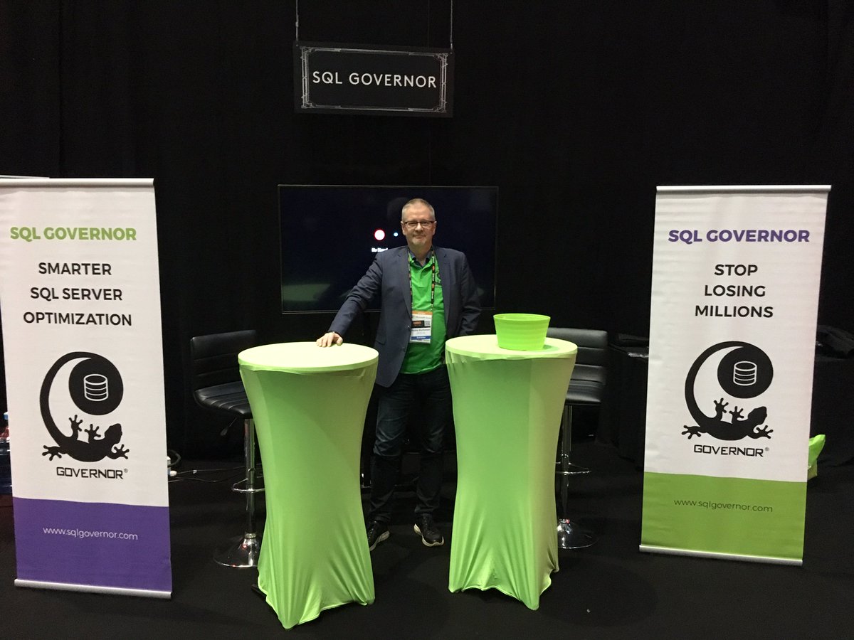 SQLgovernor's tweet image. What is smarter #SQLServer optimization? Find the answer at #SQLBits! Visit the #SQLGovernor booth also to participate in our raffle 😉🔊
