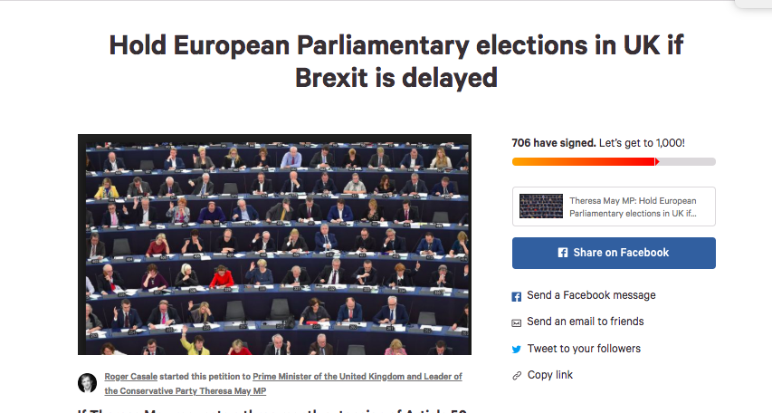 neweuropeansSCO's tweet image. We really do need to make it clear that the UK will not be able to #extendArticle50 beyond 1 July unless EU elections take place in UK on 23/05.
Sign and share the petition to make our voices heard
goo.gl/njRmSy