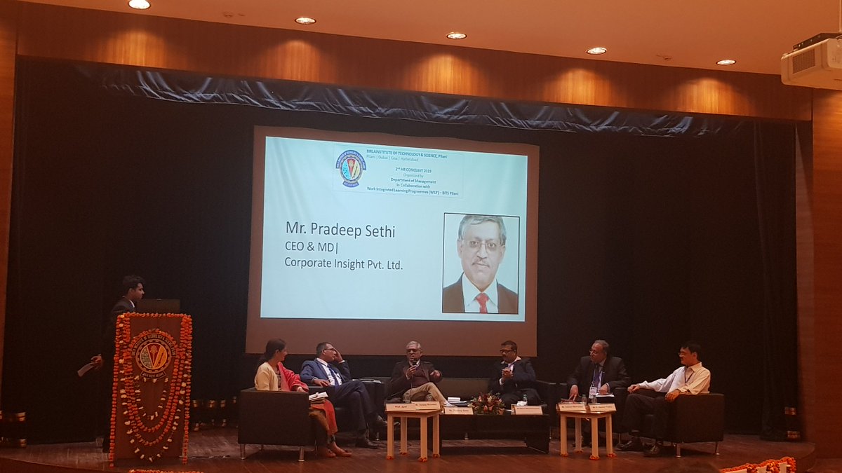 HRConclave_BITS's tweet photo. Mr. Pradeep Sethi interacting with the audience.
#HRCONCLAVE2019
#BITSMBA https://t.co/IMVJ8gXxIZ