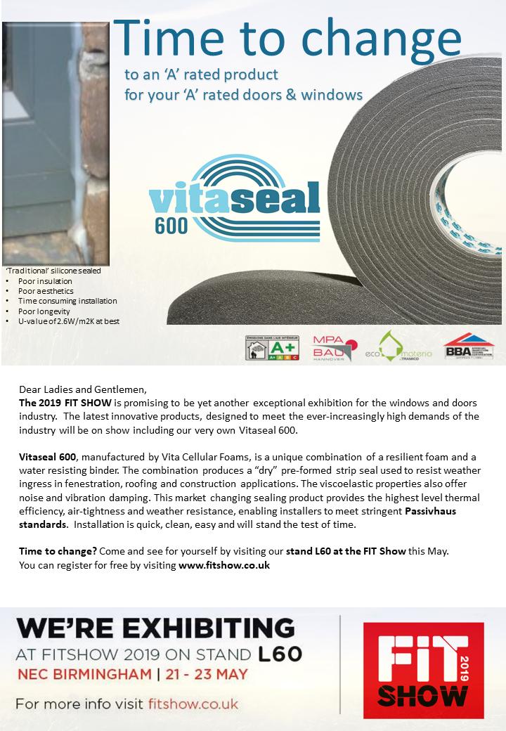 Vitaseal's tweet image. Time to change? #Vitaseal
You can register for @fitshow at fitshow.co.uk