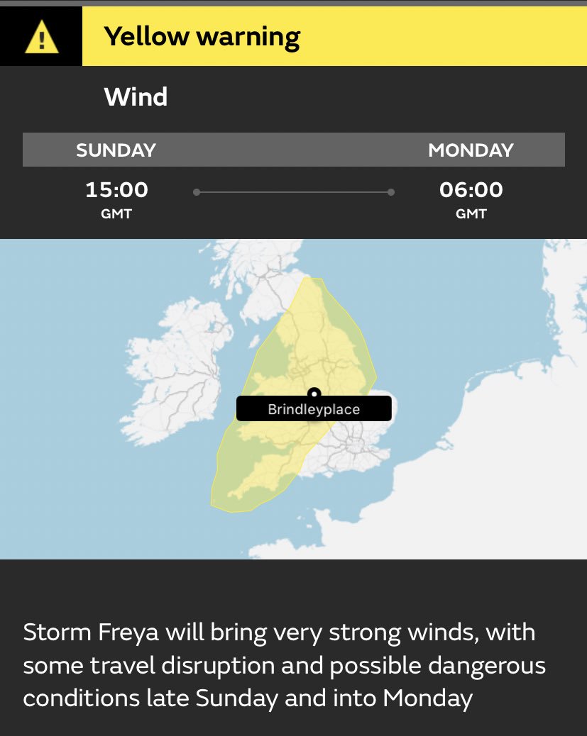 BeccyWoodTV's tweet image. Welcome to spring... we begin with a Met Office yellow weather warning for strong winds on Sunday with the arrival of #StormFreya details 👇🏻 and more with with @bbcmtd at 1.30pm