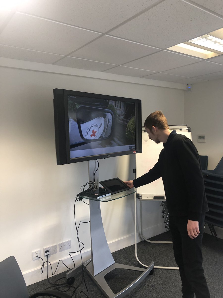 PhilJPaul's tweet image. The Reading Office @BritishRedCross doesn’t tend to be leading edge, so an exciting day for us! The first @ZoomRoom build with our partners done and tested successfully, so we are on the VC map now! 100 rooms to go. Game changer for the BRC to communicate to all sites #easytotalk
