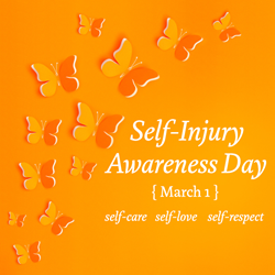 Lets promote self care, self love and self respect..🧡💜
#SelfInjuryAwarenessDay 
#SelfHarmAwarenessDay