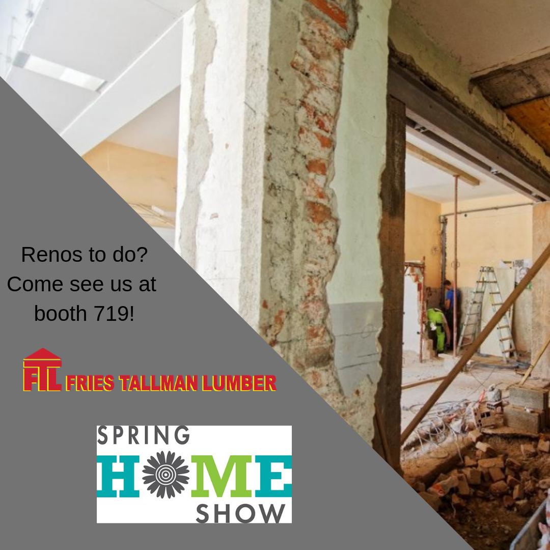 FriesTallman's tweet photo. The Spring Home Show is dedicated to re-imagining your living space! Come check out what Fries Tallman Lumber has to offer in booth 719!
March 28 to 31, 2019 in the International Trade Center.
#friestallman #yqr #renovations #planahead #reginaspringhomeshow https://t.co/JFc9x0S7xu