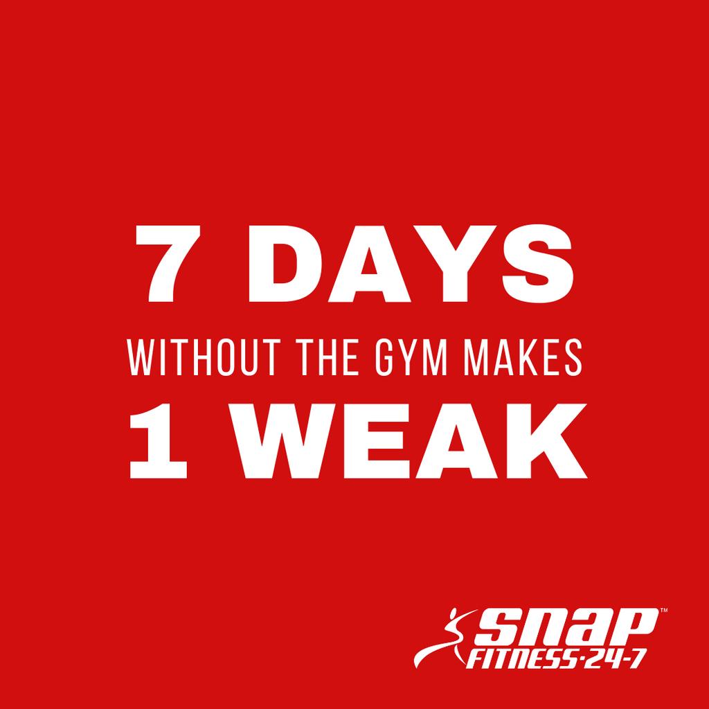 SnapCibolo's tweet photo. Don't skip more than 3 days of exercise!Even if it's a light workout, get active!
#SnapFitness #SnapNation #health #fitness #fit #workout #bodybuilding #cardio #gym #training #healthy #healthychoices #active #strong #motivation #determination #lifestyle #diet #eatclean #exercise https://t.co/fPh8GRdNkW