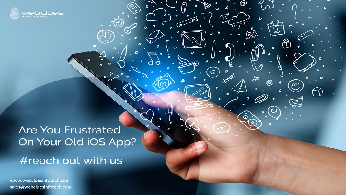WebCluesInfo's tweet image. Are you frustrated on your old #iosapp? Reach out with @WebCluesInfo start complete custom #iosapplicationdeveloment. 
bit.ly/2sLu0UA

#iosappsdevelopment  #iosappdevelopment #iosappdeveloper #iosappdesign  #appdesign #appdevelopment #mobileapp #webcluesinfotech