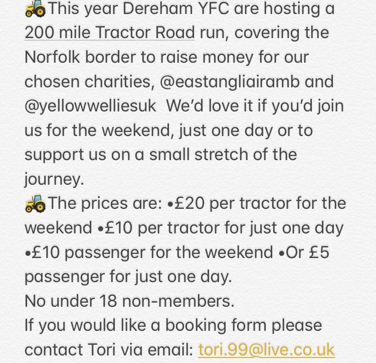 Dereham YFC tweet media