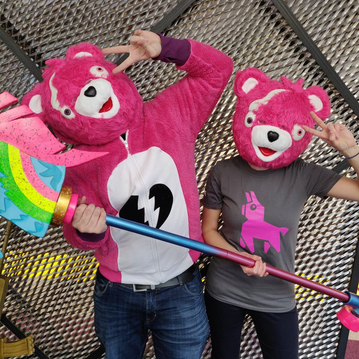 fortnite nounours rose
