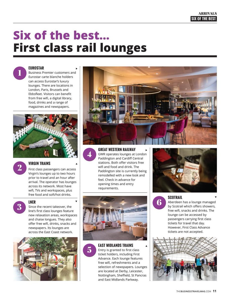 thebiztravmag's tweet photo. 📋 Six of the best... First class rail lounges

➡️ https://t.co/pFN9tO76fi | @EurostarUK, @VirginTrains &amp; @LNER https://t.co/An2CvmVYuz