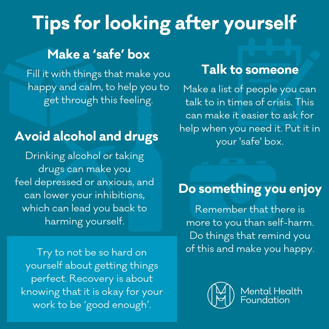 mentalhealth's tweet image. For #SelfHarmAwarenessDay we wanted to dispel myths around self-harm and provide some advice on looking after yourself or talking to someone about self-harm:
