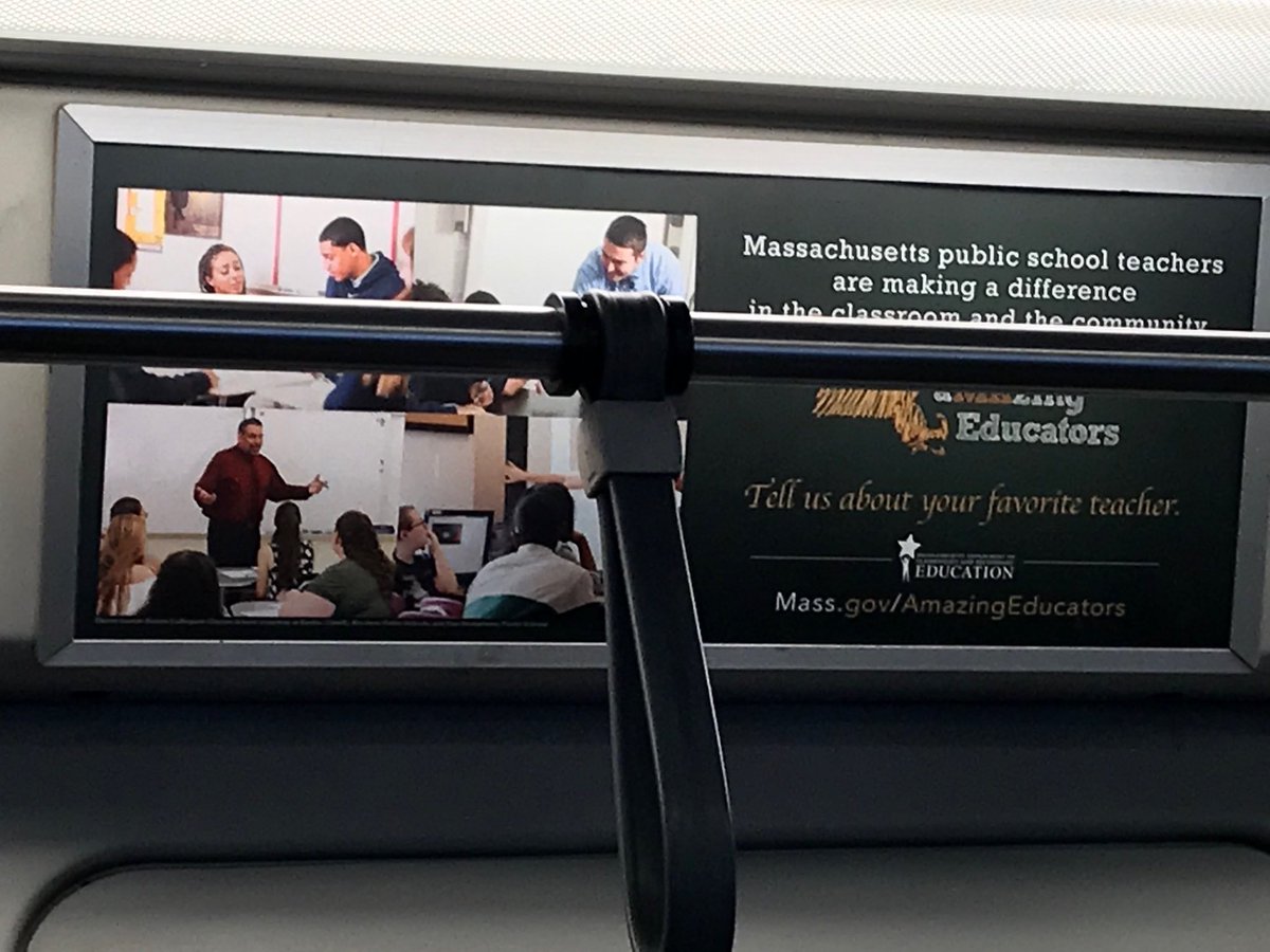 DHatchfieldEB's tweet image. Riding the T into Boston for another day of excellent workshops and I look up to see teacher of the year! ⁦@jamilsid312⁩