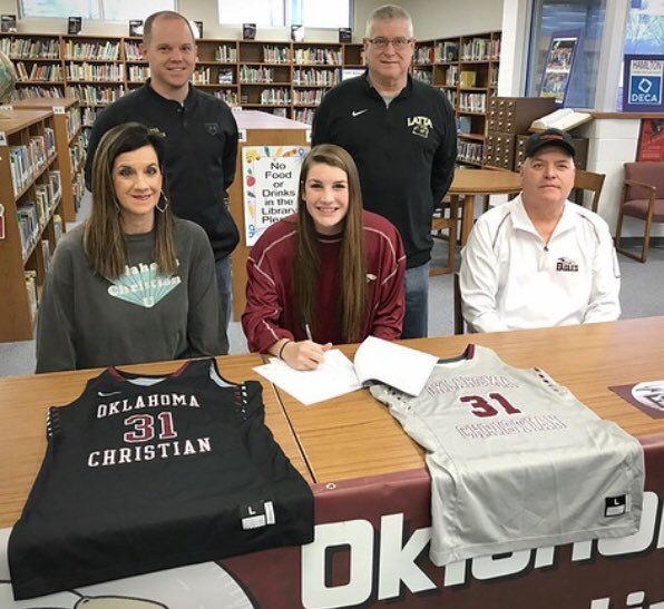 LattaHSPanthers's tweet photo. Congrats to @emma_epperly on her signing to play college basketball with @ocladyeagles ! https://t.co/vgcErhpCDV