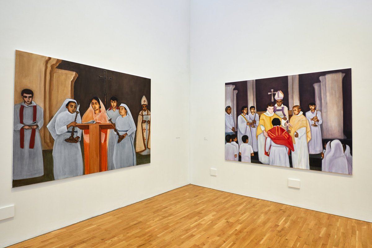 mac_birmingham's tweet image. Sunday 10 March is the last chance to see the beautiful exhibition The Sun Never Sets by Matthew Krishanu in our main gallery. Drop in and join us for a Closing Afternoon from 2pm-5pm when you can see the paintings and meet the artist.
ow.ly/x1Bw30nSQz5
(Images David Rowan)