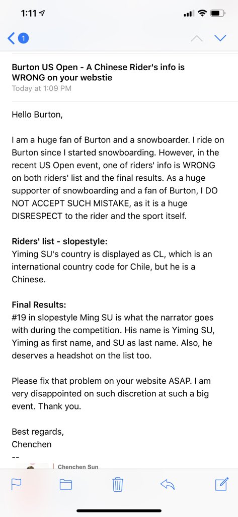 Hello <a href="/burtonsnowboard/">Burton Snowboards</a> #BurtonUSOpen plz fix this problem in a timely matter. Thanks