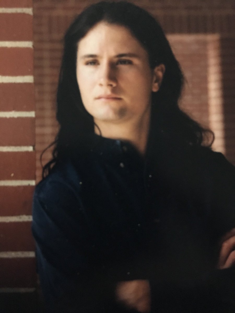 infjblog's tweet photo. My yearbook photo from 1997 #deepthoughts 🤣 I’d love to see your #infjyearbookphotos ... https://t.co/k4Nr1hCA61