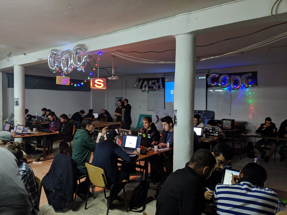 GDG_Algiers's tweet image. Just a lovely coding atmosphere! 😍 At #GDGAlgiersHub for #HashCode competition! The hub was set on 🔥 with excitement!
#Hashcode2019 #GDG #GDGAlgiers