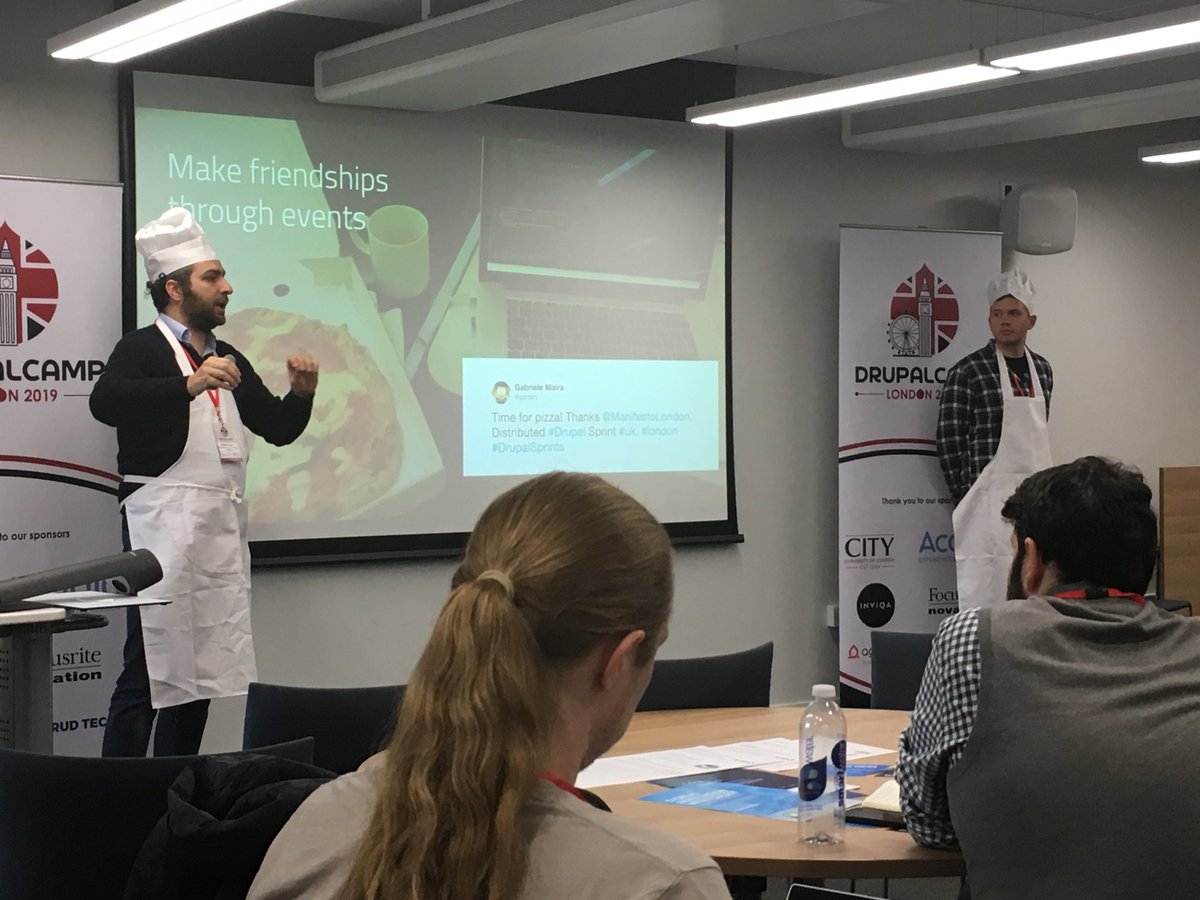 morenodotnet's tweet image. For some reason this whole talk from ⁦@ManifestoLondon⁩ is making me feel really hungry 😂

#drupalcamp #drupalcamplondon #drupalcampldn