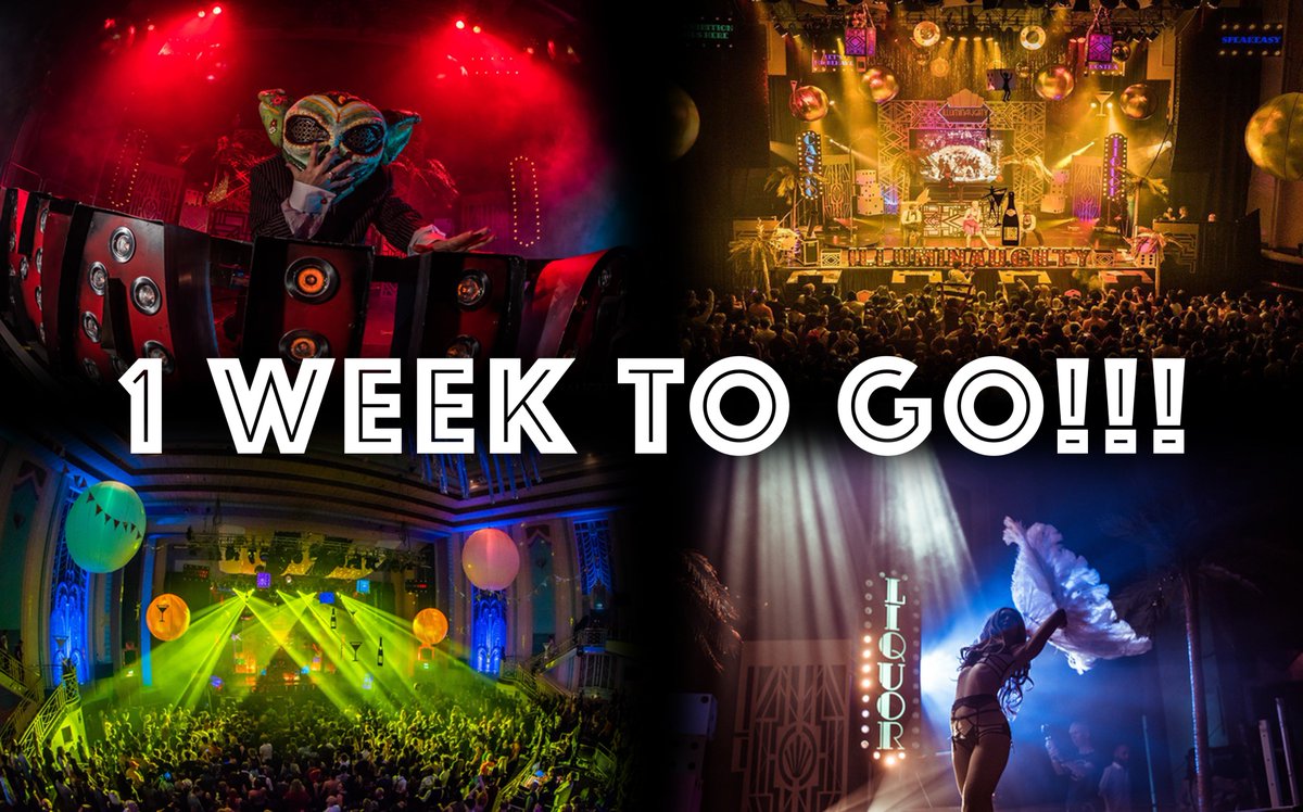In just ONE WEEK we return to Troxy for...

⚡️ Our first show of 2019
👀 A BRAND NEW, never before seen theme
🔊, Blastoyz, Nikki.S, Neutrino and The Goblin

Don't miss out on an IllumiNaughty experience you'll never forget
  ▶️ bit.ly/ElectricDreams…