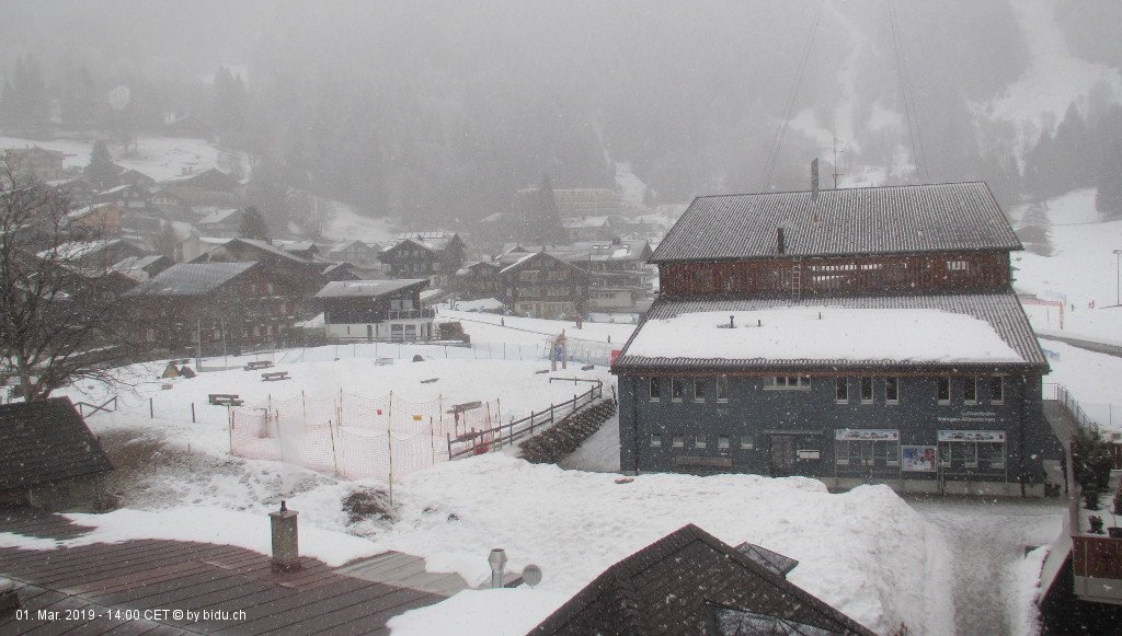 #Wengen - Was about time for a change in the weather.