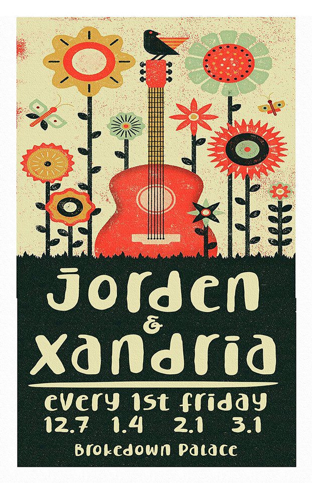 Jorden Harms &amp; Xandria take the stage tonight at 10pm. $4 Dukes and other great drinks! #livemusic #fridayjams #brokedownpalace