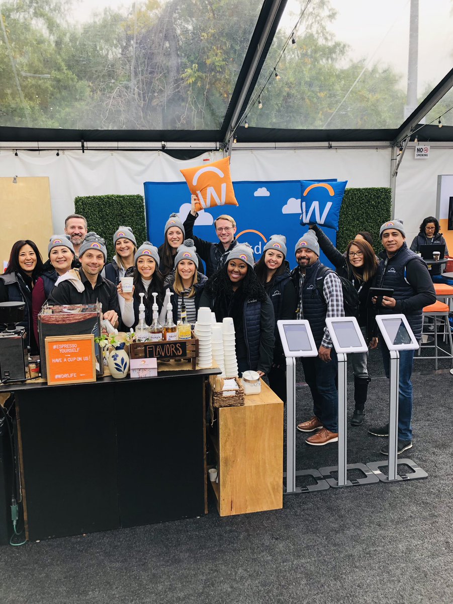 WorkdayLife's tweet photo. Headed to #lwtsummit today? Connect with others, while enjoying our coffee bar. Meet us in the Edie Windsor Pavilion next to Castro Theatre and #espressoyourself. #wdaylife https://t.co/cdTLdGPsju