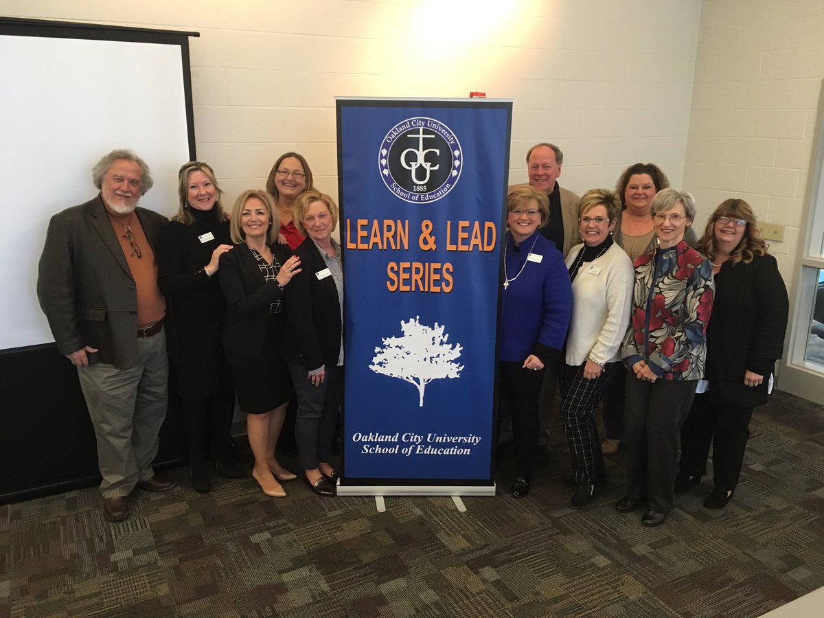 RachelYarbroug5's tweet photo. Such a great morning of learning at OCU’s SOE’s Learn&amp;Lead w @ChildrenIncKY Rick Hukefeld and Tom Lottman!   So many possibilities for supporting early learning positive habits and character strengths!  @OaklandCityU @KYGOEC @GoMightyOaks #MightyOaksSOE https://t.co/rBtiDB9czr