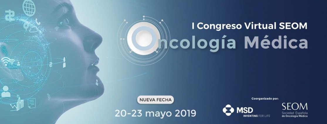 📧 Envía tu ePóster y consulta el programa científico del I Congreso Virtual SEOM, que se celebrará entre el 20 y el 23 de mayo #SEOMVirtual19. Más información 👉 bit.ly/2GMM61d