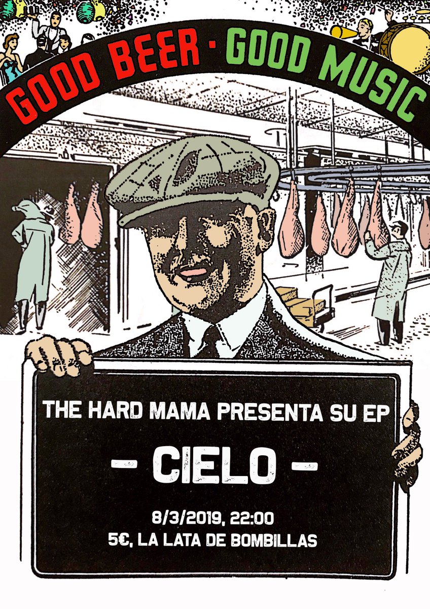 TheHardMama's tweet photo. 🔥EN UNA SEMANA PRESENTAMOS EP🔥

Ya no queda nada: el próximo viernes 8 de marzo, a las 22:00, en nuestra amada @LATADEBOMBILLAS. ¡No te lo pierdas! https://t.co/LUEFKTAbEZ