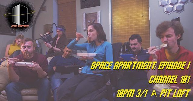 Channel101NY's tweet photo. Space Apartment's pilot needs you and your cerebral cortex to come to tonight's screening and vote it into Prime Time! Engage that cerebellum!! https://t.co/w0OhSXvuZ3 https://t.co/kOtgfH7Ud9 https://t.co/mg95WnjqLJ