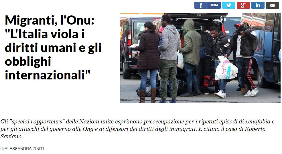 francescatotolo's tweet image. Se gli &quot;special rapporteurs&quot; delle #NazioniUnite, ovvero chi ha scritto il rapporto del 2000 sulla #ReplacementMigration&quot; e il #GlobalCompactForMigration, esprimono preoccupazione (citando pure @robertosaviano )vuol dire che l&apos;Italia è sulla strada giusta.
Avanti a vele spiegate.