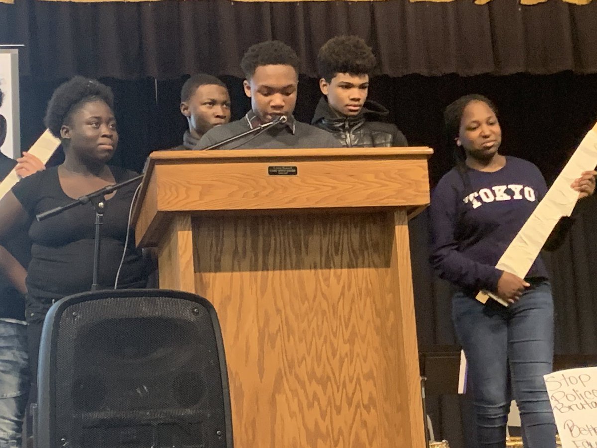 DillardMiddle's tweet image. DMS’s  black history program.