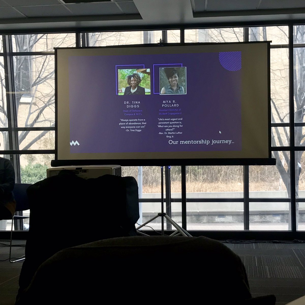 SEI_at_CSCC's tweet photo. @MPollard902 and Dr.Diggs presenting at #WomensConnection about #mentorship! @diversityatcscc #WomensHERStoryMonth https://t.co/tIMrJVRZB6