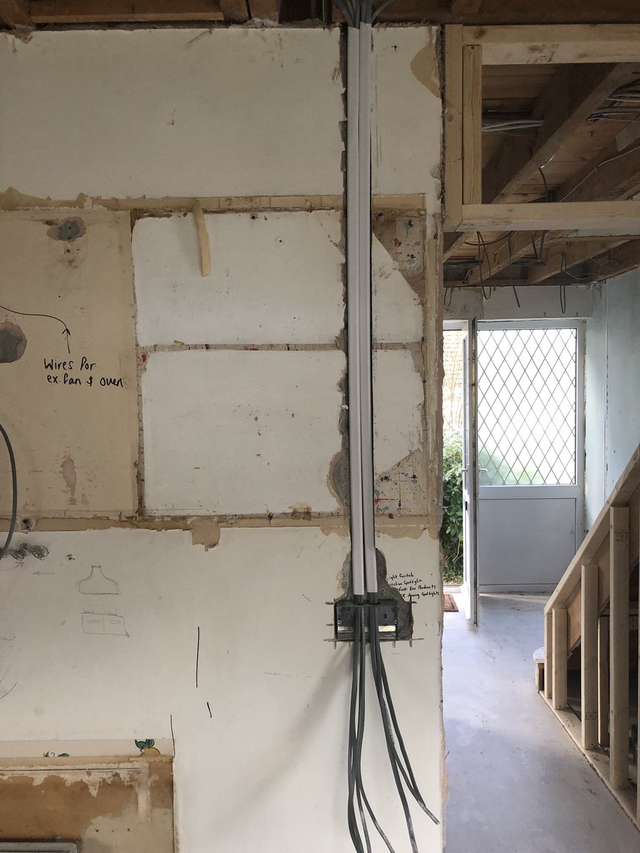 Livingstonelec's tweet photo. Popped to site to see the team at our Truro rewire today, our 3rd Year apprentice took the lead on this project, clean and tidy site, very impressed and a very happy customer #gr8friday ๐๐@CornwallBWC @officialNICEIC https://t.co/u5Y2IXER8w